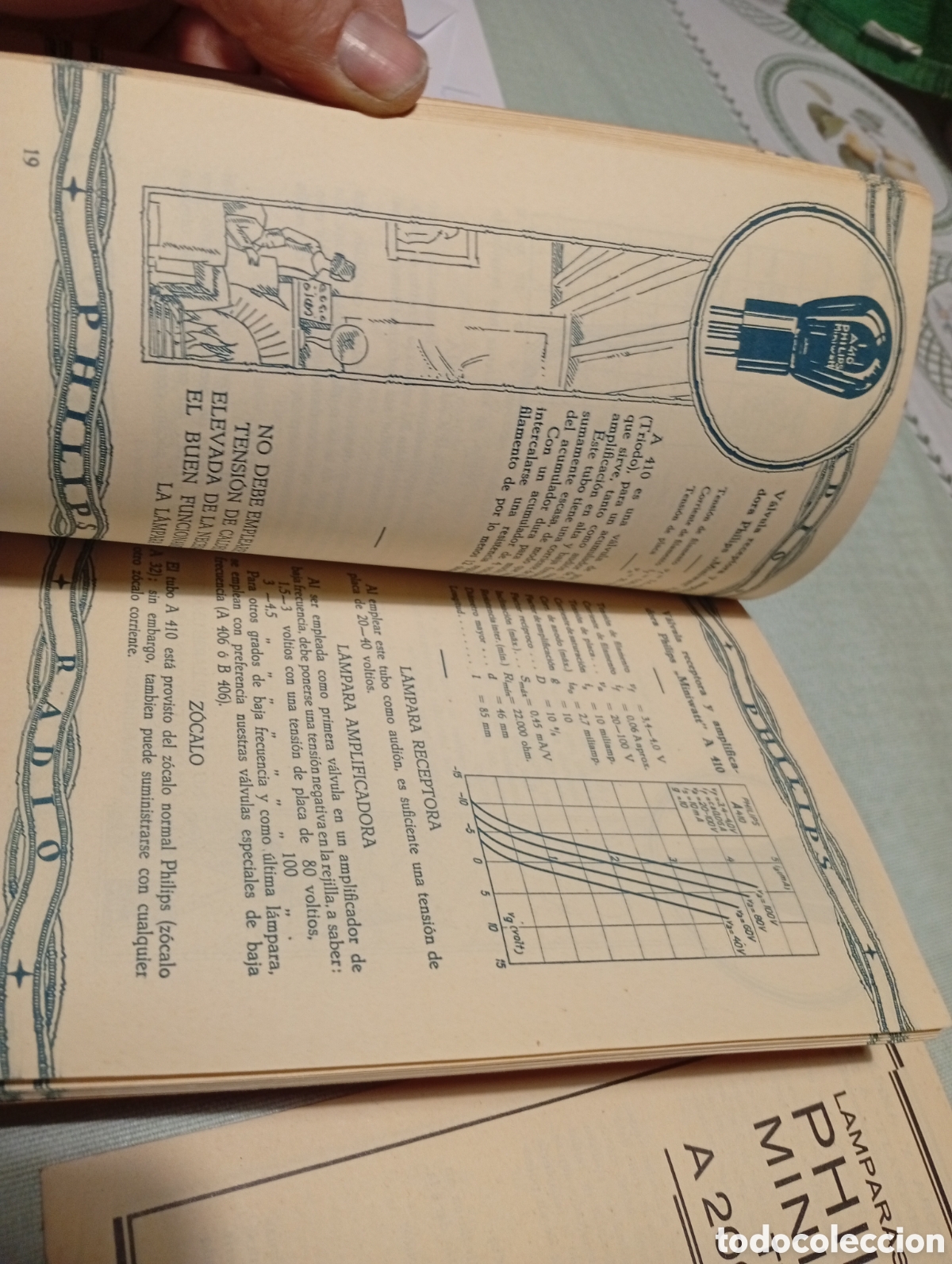 Libros antiguos: Libro PHILIPS RADIO cat&aacute;logo v&aacute;lvulas etc - Foto 11