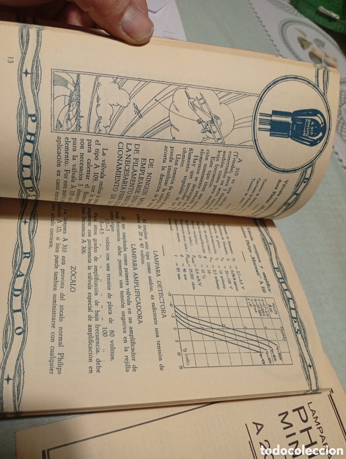 Libros antiguos: Libro PHILIPS RADIO cat&aacute;logo v&aacute;lvulas etc - Foto 12