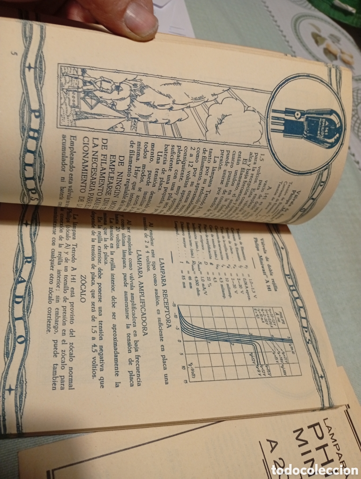 Libros antiguos: Libro PHILIPS RADIO cat&aacute;logo v&aacute;lvulas etc - Foto 13