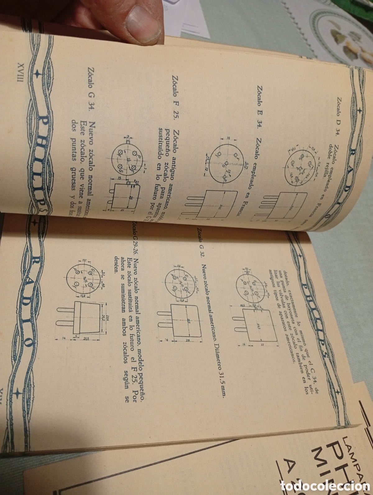 Libros antiguos: Libro PHILIPS RADIO cat&aacute;logo v&aacute;lvulas etc - Foto 14