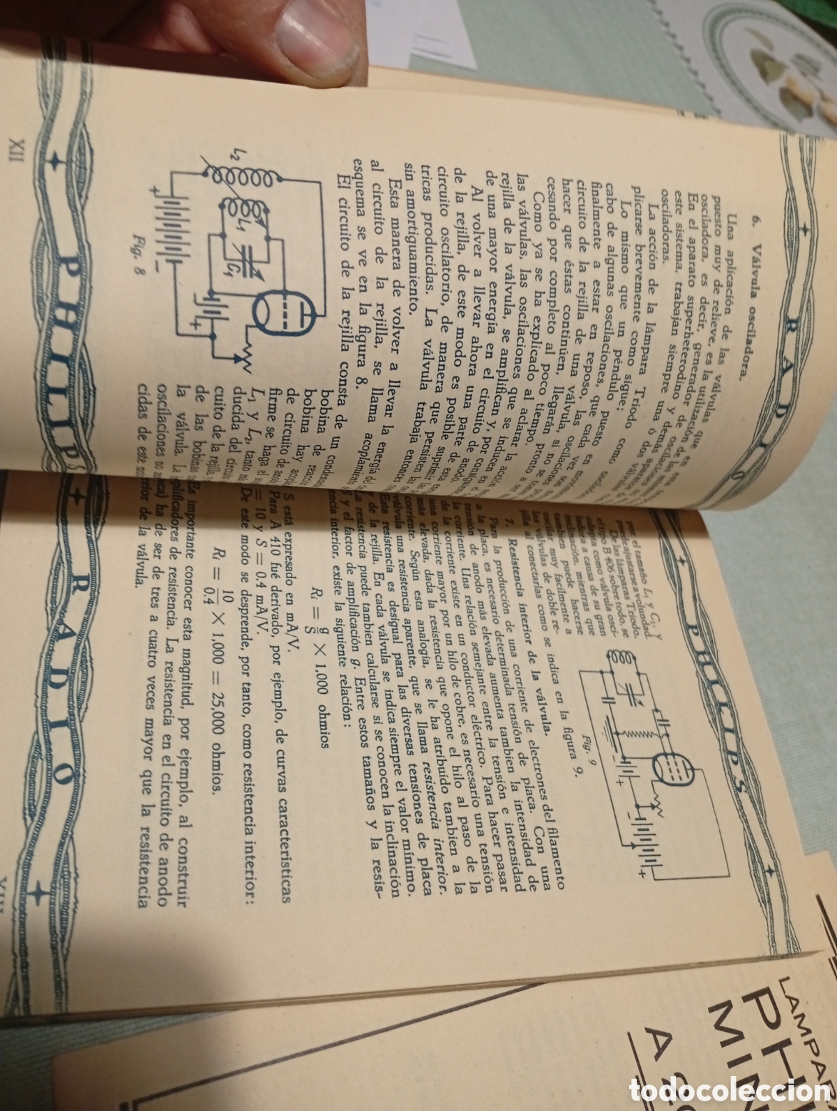 Libros antiguos: Libro PHILIPS RADIO cat&aacute;logo v&aacute;lvulas etc - Foto 15