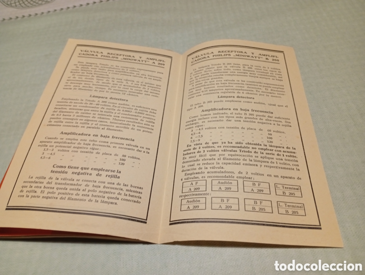 Libros antiguos: Libro PHILIPS RADIO cat&aacute;logo v&aacute;lvulas etc - Foto 17
