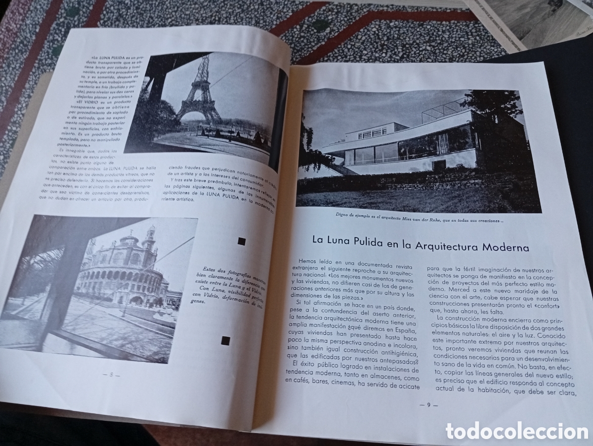 Libros antiguos: Libro el cristal en la est&eacute;tica moderna Madrid 1936 - Foto 5