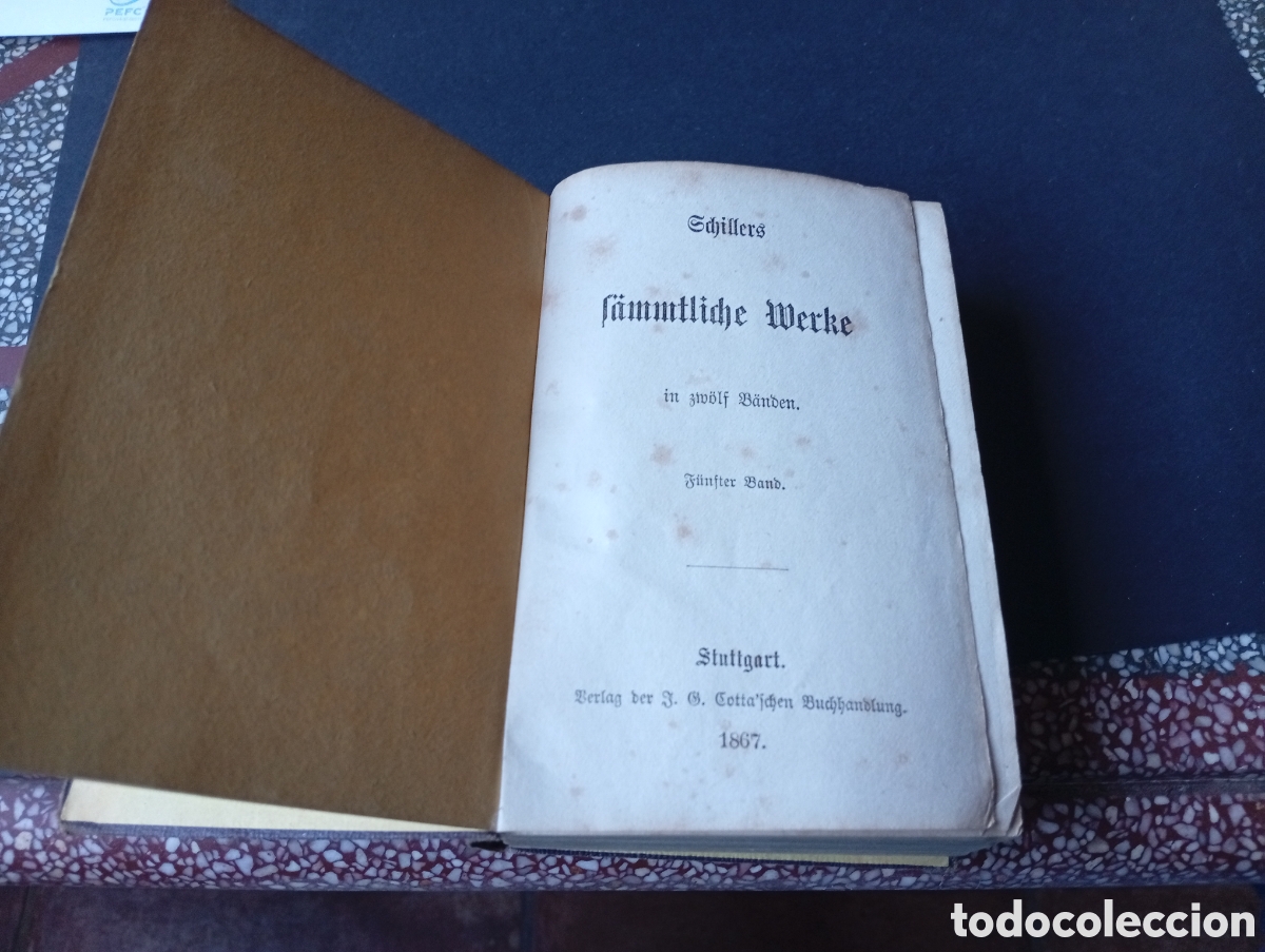 Libros antiguos: Libro antiguo,de schillers 1867 en Alem&aacute;n - Foto 2