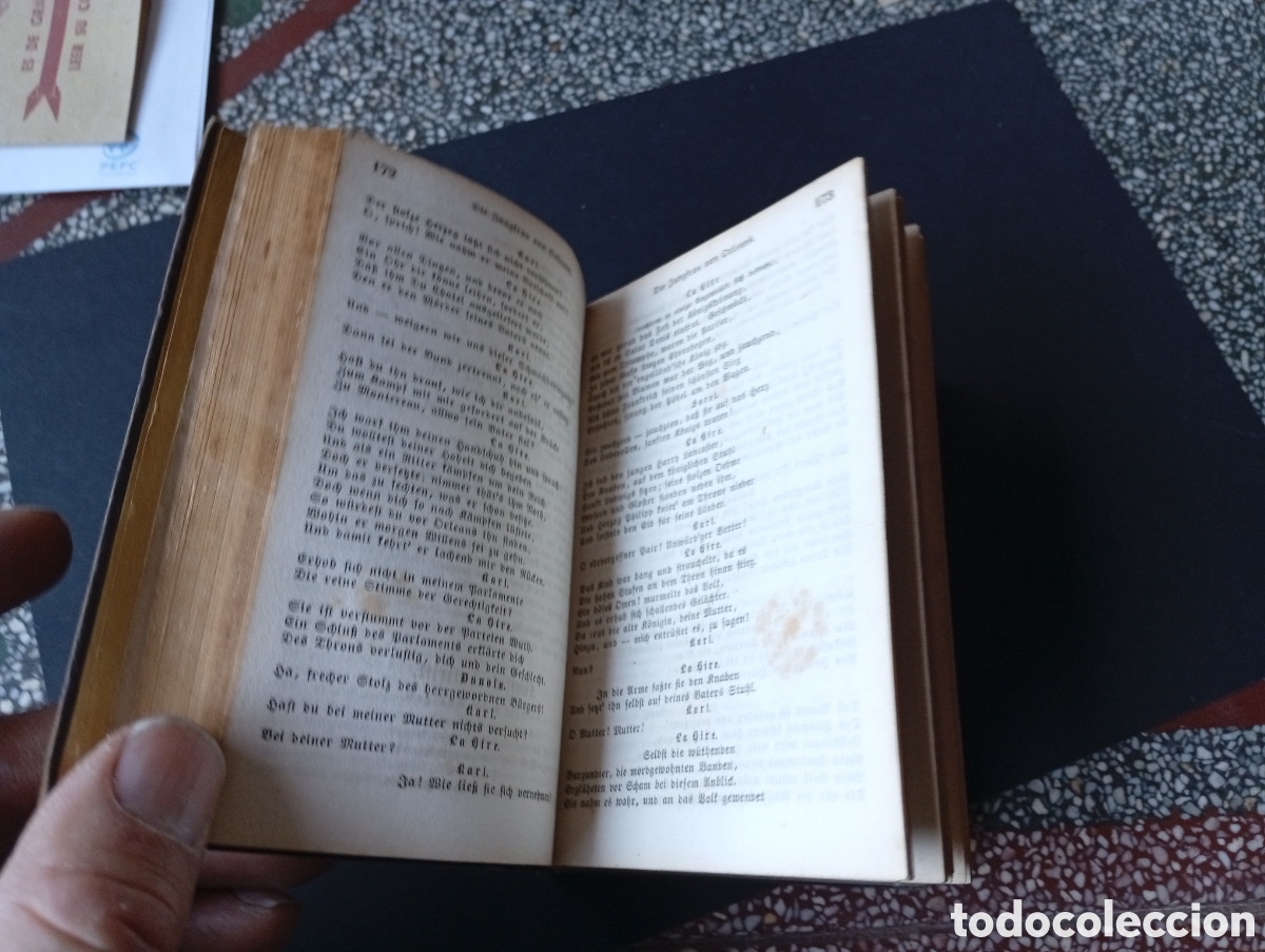 Libros antiguos: Libro antiguo,de schillers 1867 en Alem&aacute;n - Foto 5