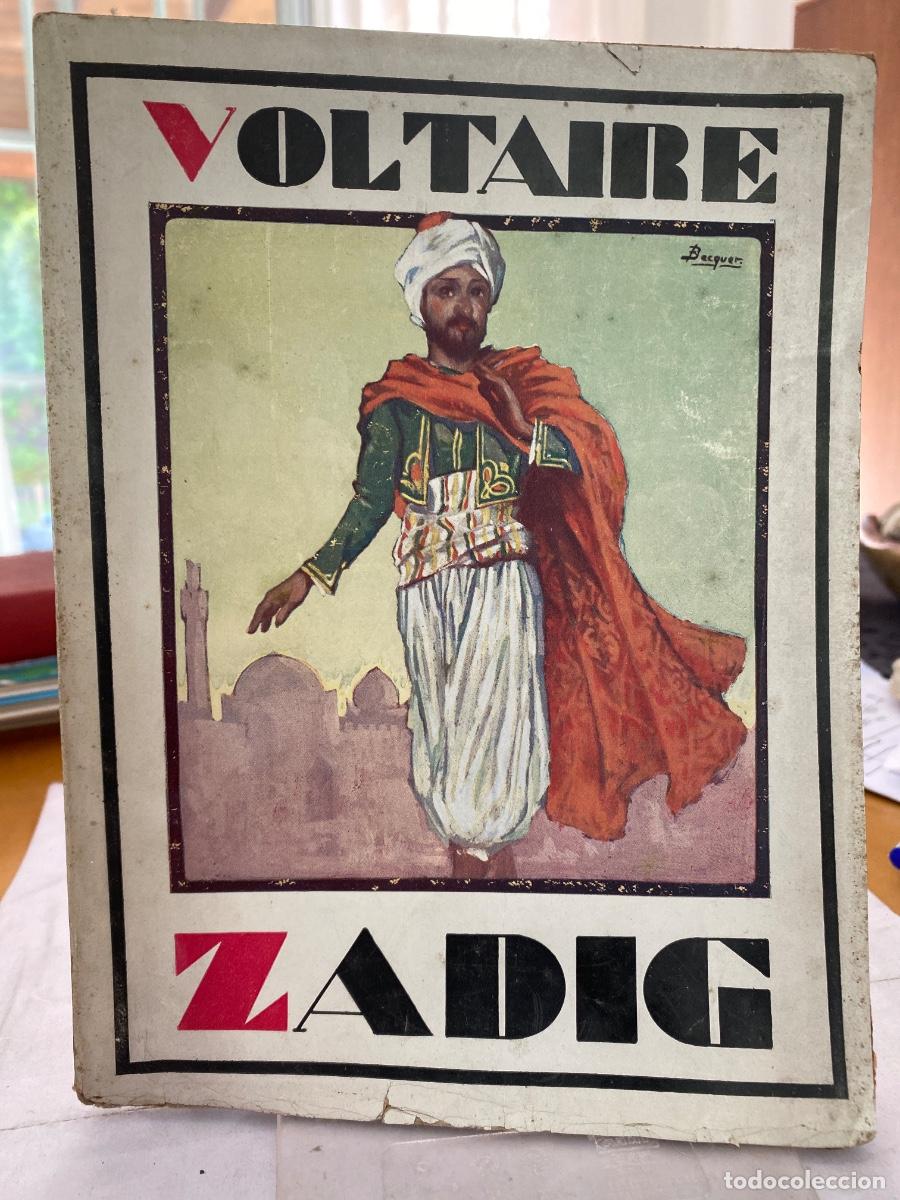 Libros antiguos: VOLTAIRE ZADIG EL INGENUO LA BIBLIOTECA - Foto 1