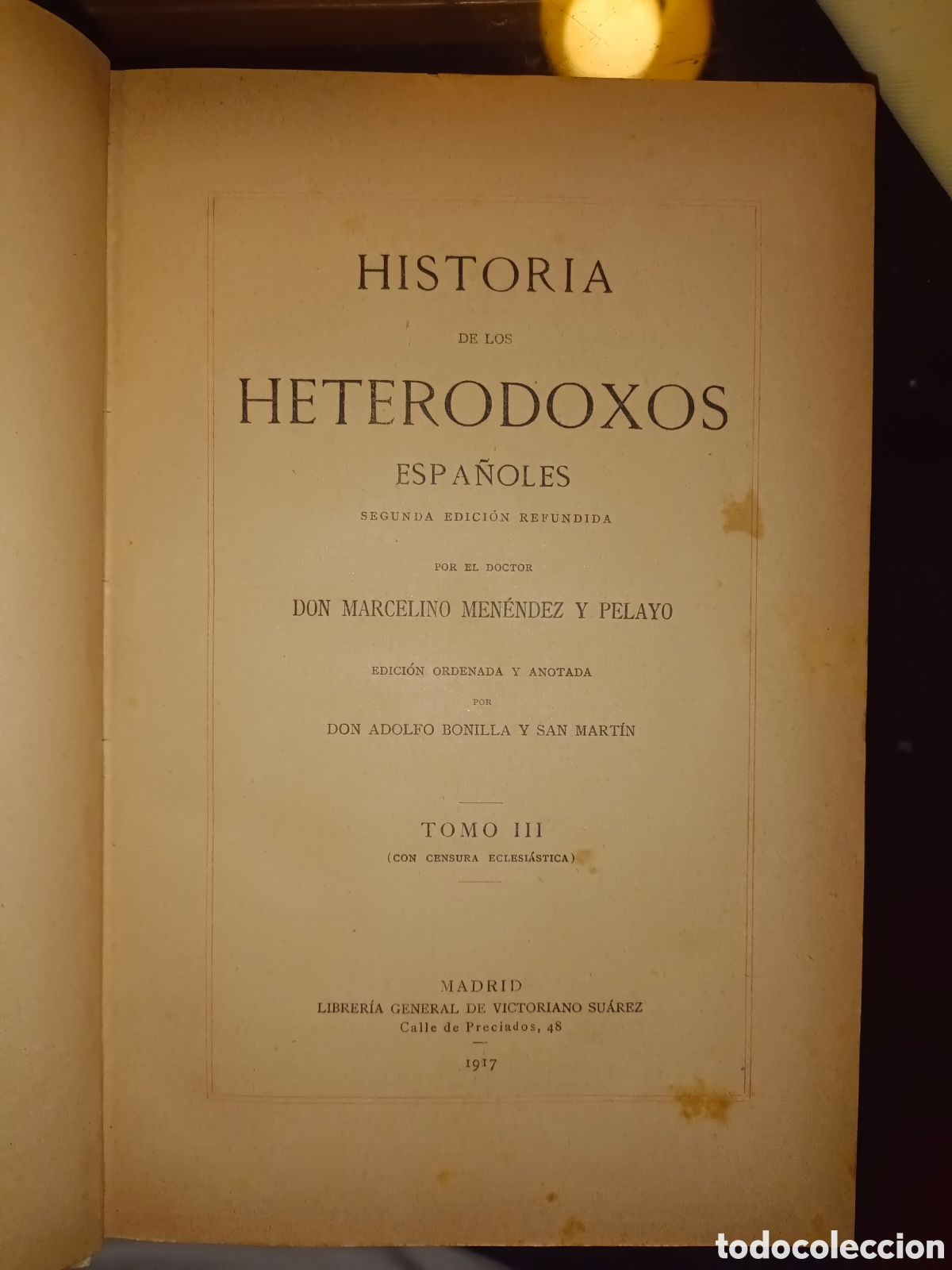 Libros antiguos: Historia de los Heterodoxos Espa&ntilde;oles - Foto 11