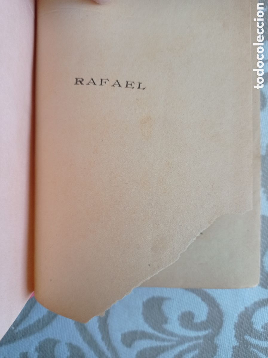 Libros antiguos: CONRADO DE BOLANDEN. RAFAEL. NOVELA.1915 - Foto 3