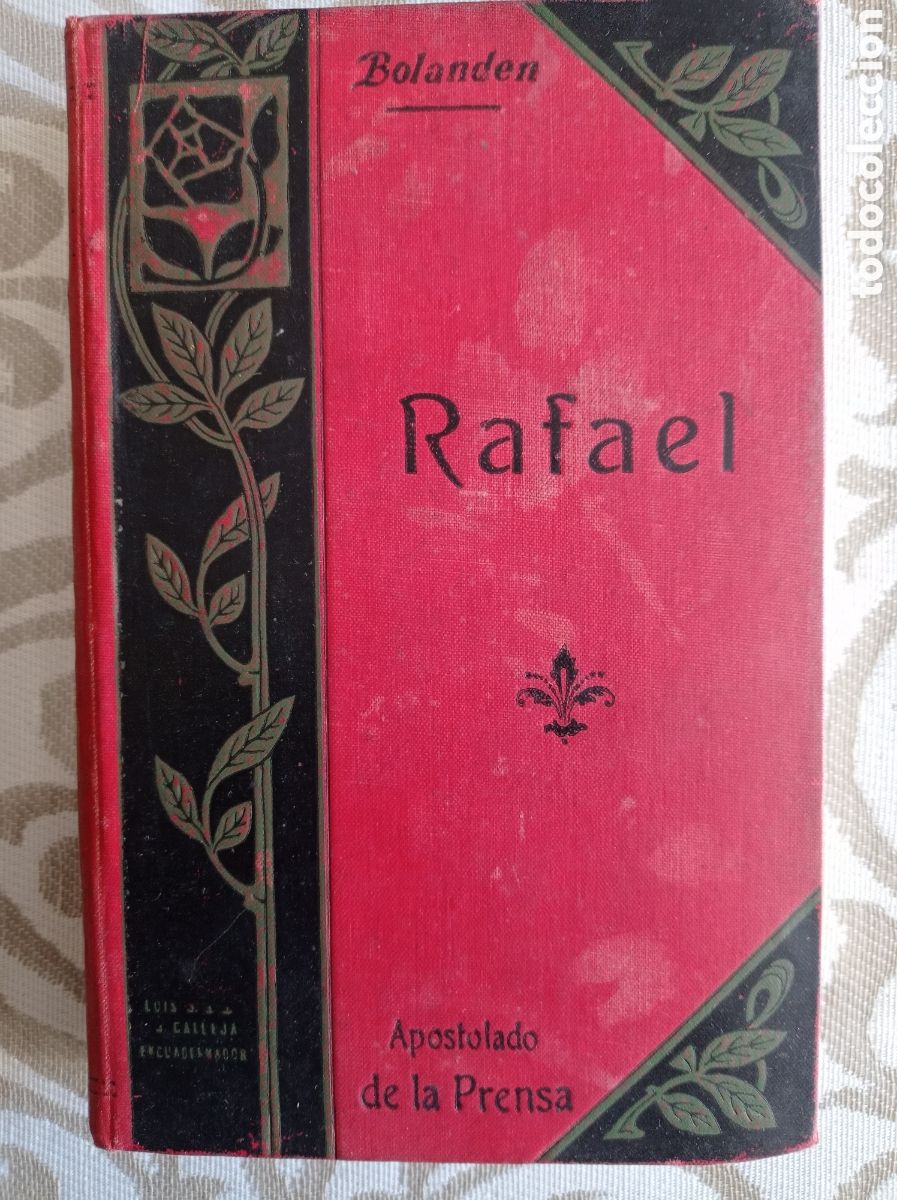Libros antiguos: CONRADO DE BOLANDEN. RAFAEL. NOVELA.1915 - Foto 1