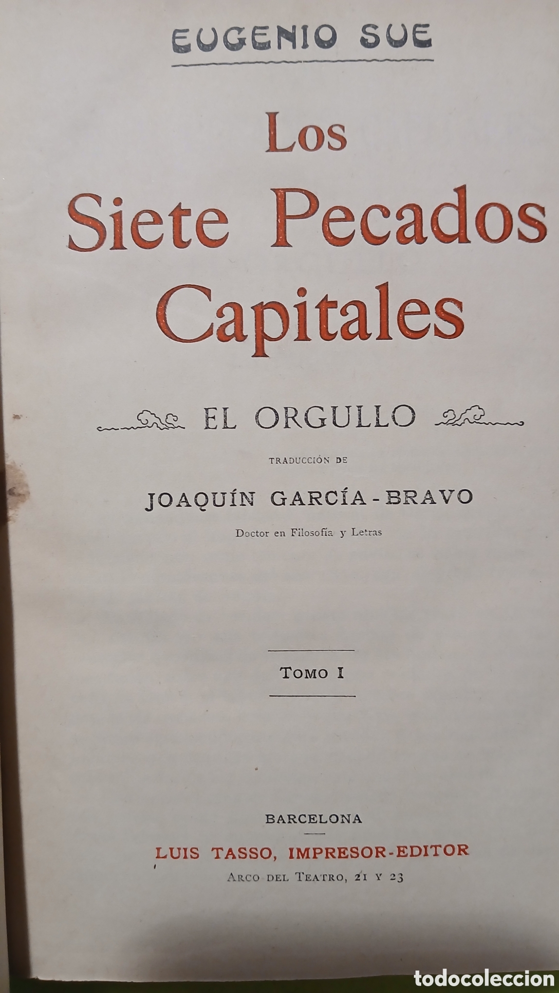 Libros antiguos: Los Siete Pecados Capitales - Foto 5