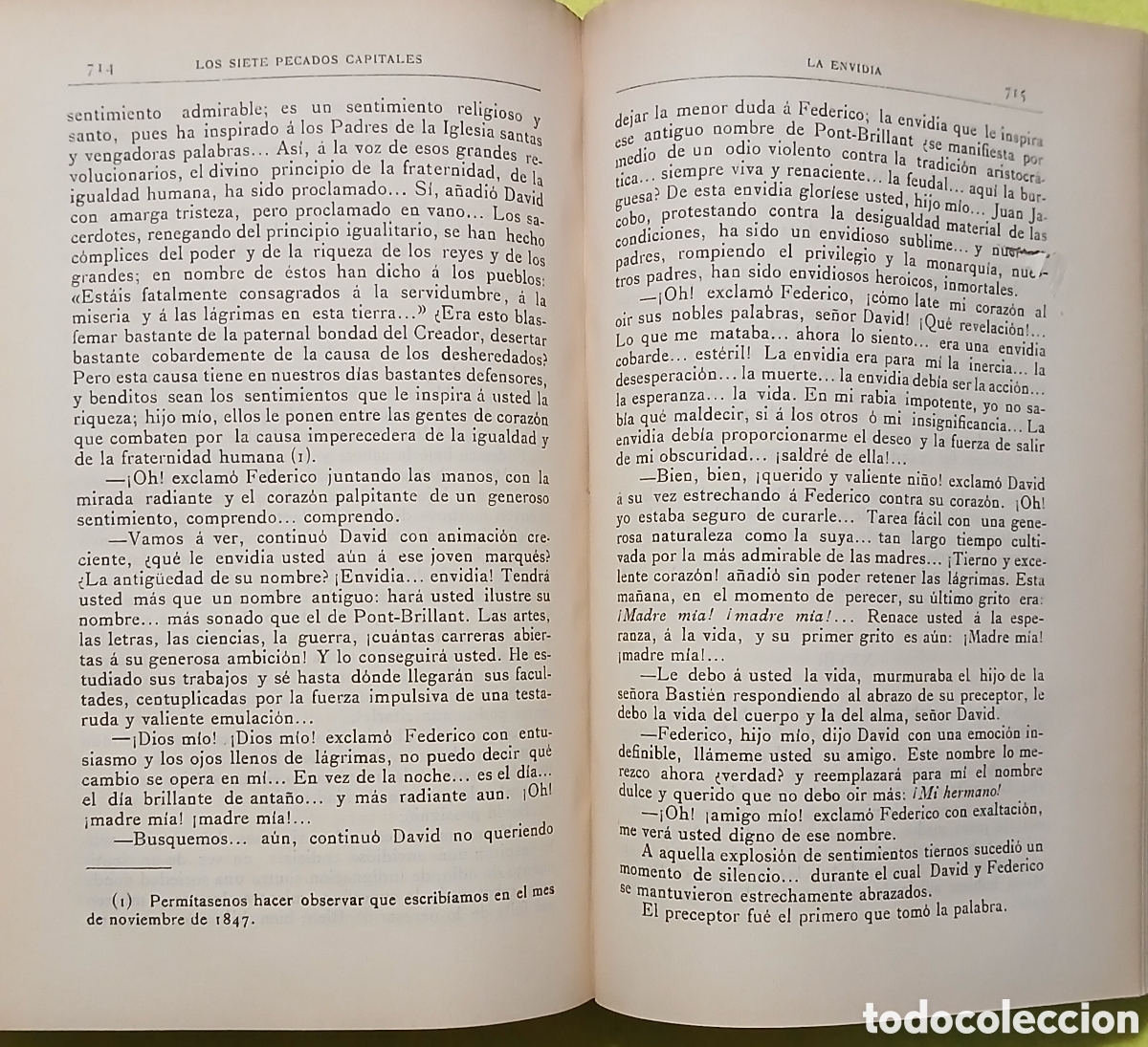 Libros antiguos: Los Siete Pecados Capitales - Foto 7