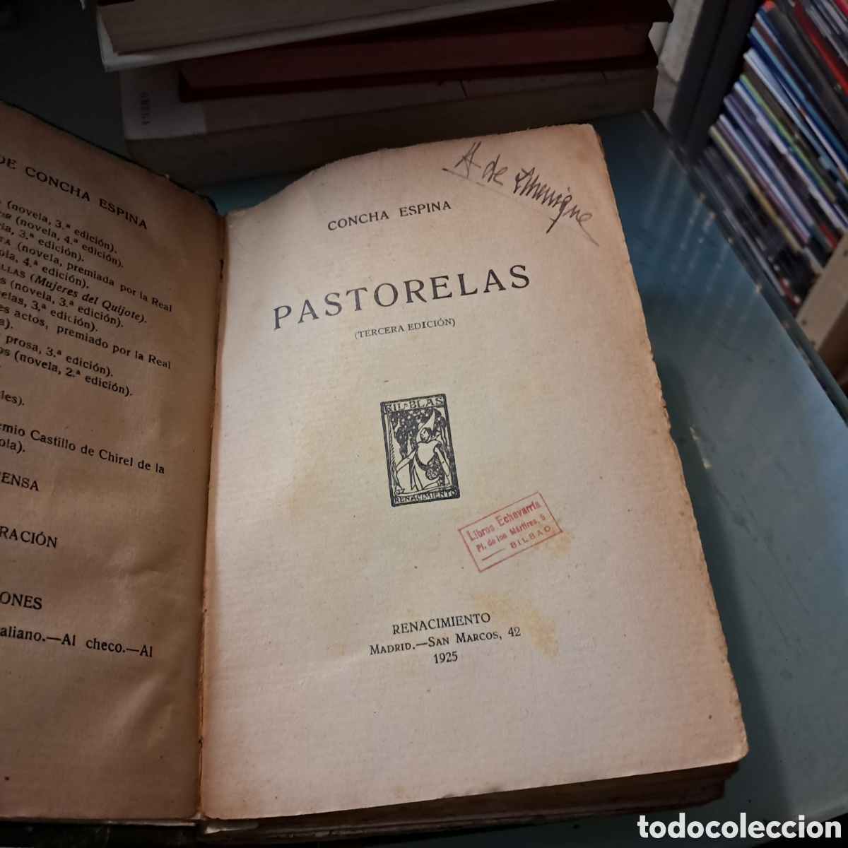 Libros antiguos: Concha Espina, Pastorelas,Renacimiento, 1925 - Foto 2