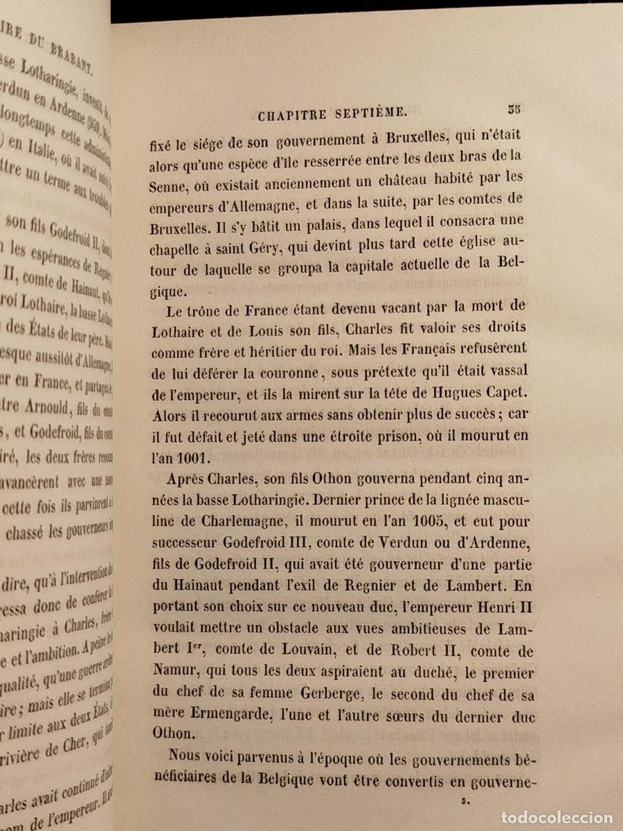 Libros antiguos: 1847. Precis de lhistoire de Brabant. - Foto 7