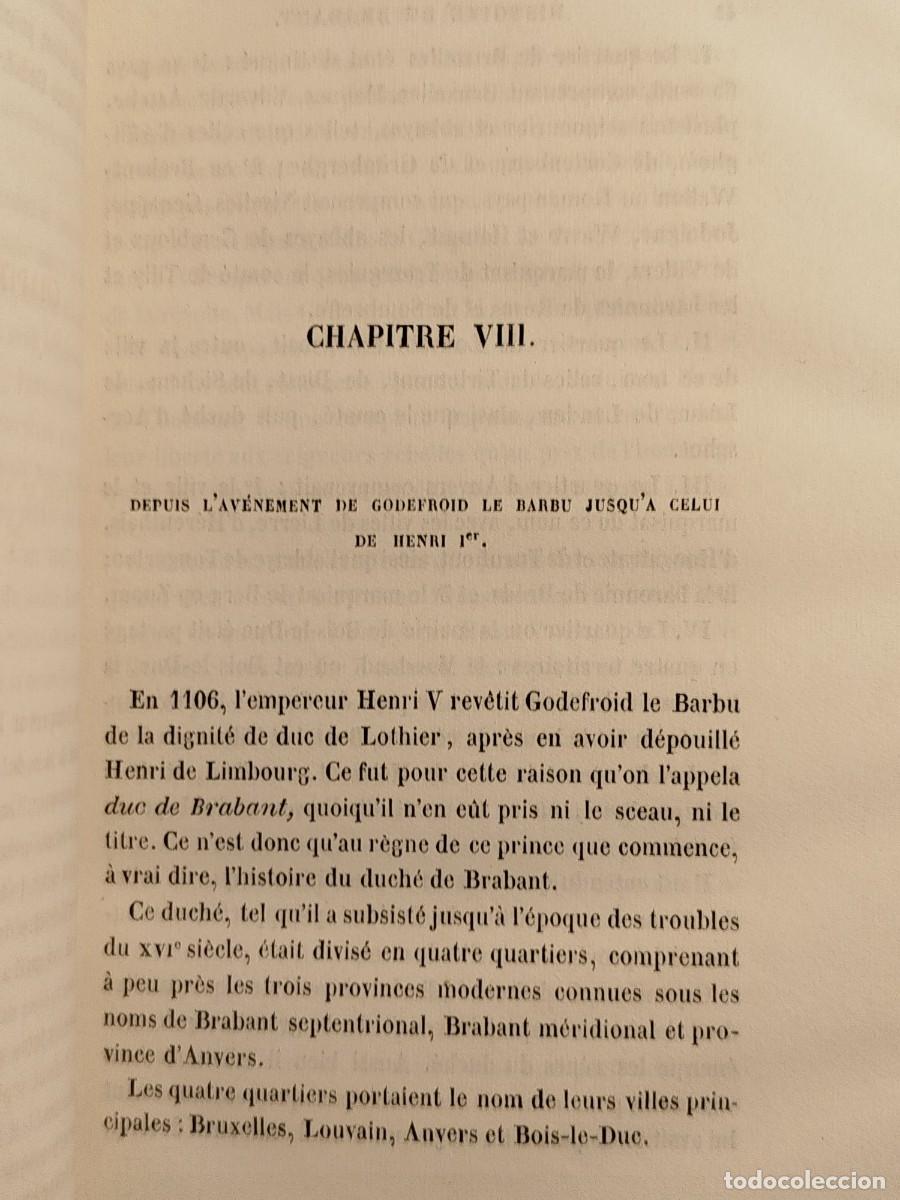 Libros antiguos: 1847. Precis de lhistoire de Brabant. - Foto 8