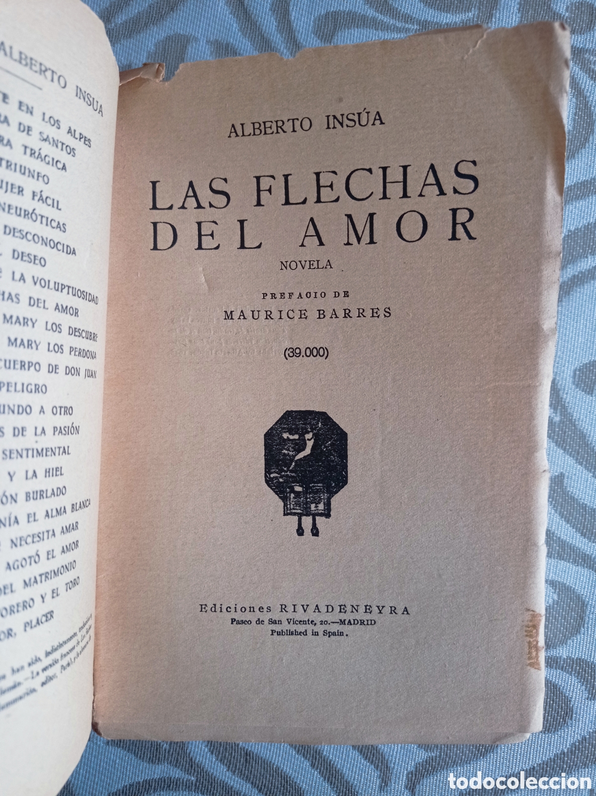 Libros antiguos: LAS FLECHAS DEL AMOR. NOVELA.1928 - Foto 2