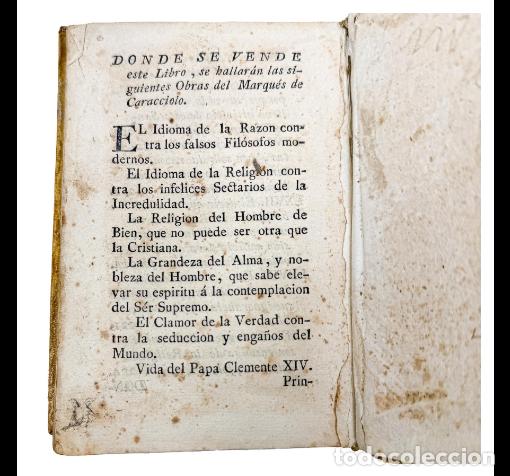 Libros antiguos: Marqu&eacute;s Caracciolo- El Universo enigm&aacute;tico - a&ntilde;o 1.778 - Foto 4