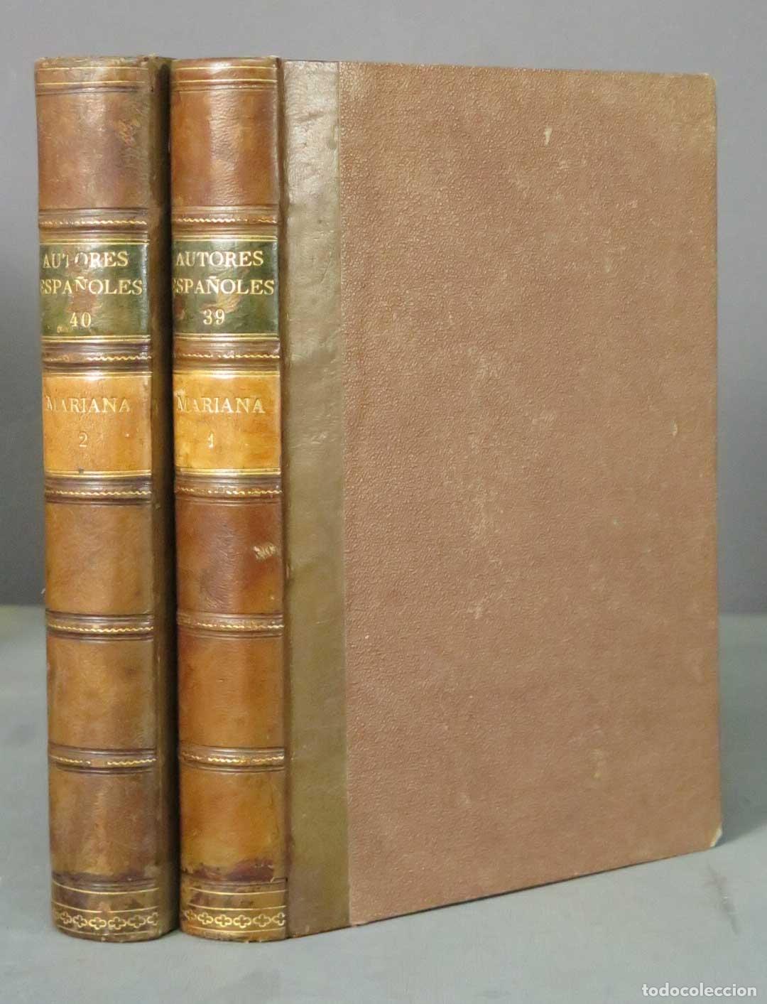 Libros antiguos: OBRAS. PADRE MARIANA, 1854. 2 TOMOS - Foto 1