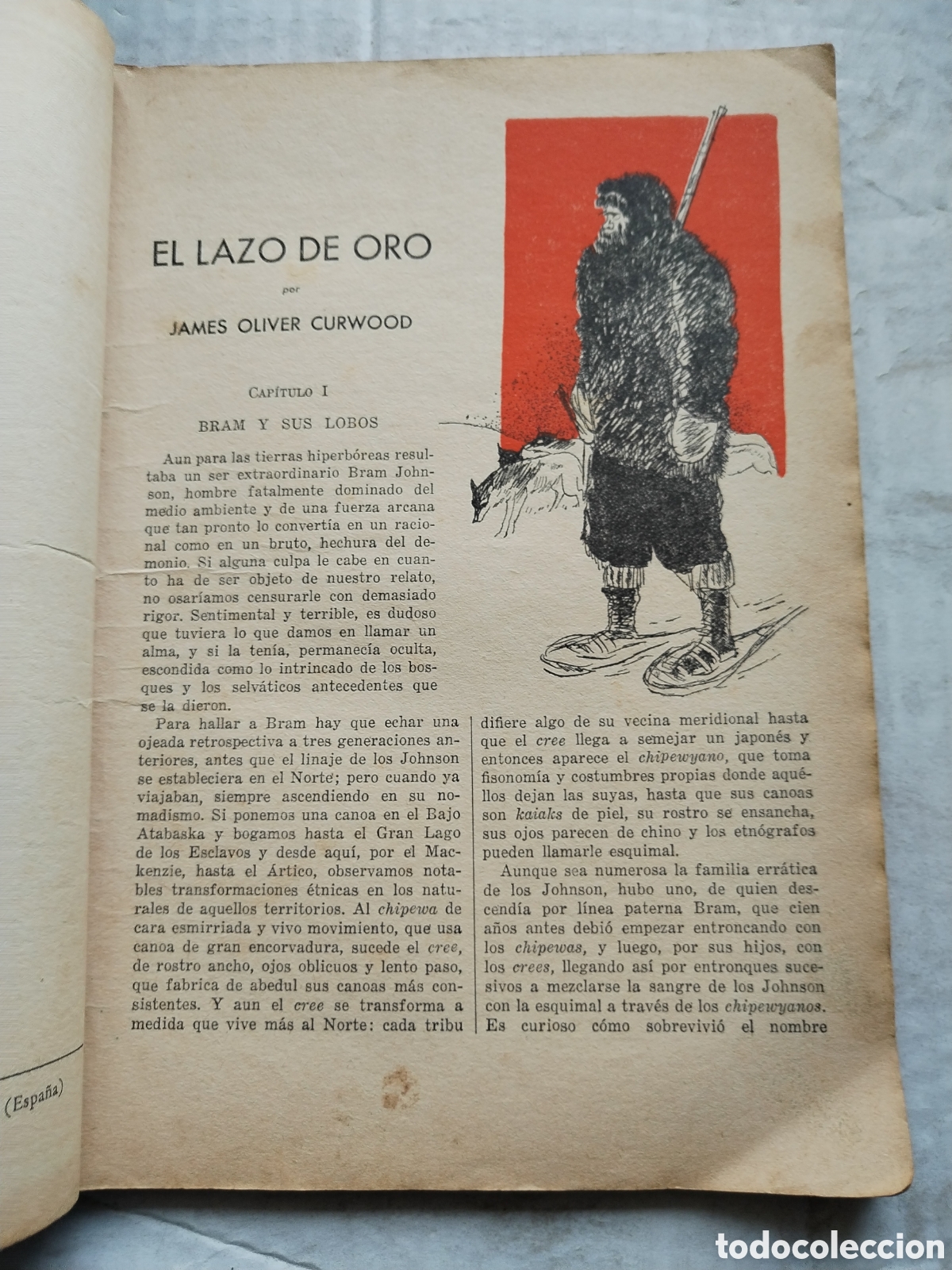 Libros antiguos: EL LAZO DE ORO/LA NOVELA AZUL N&deg;2 - Foto 3