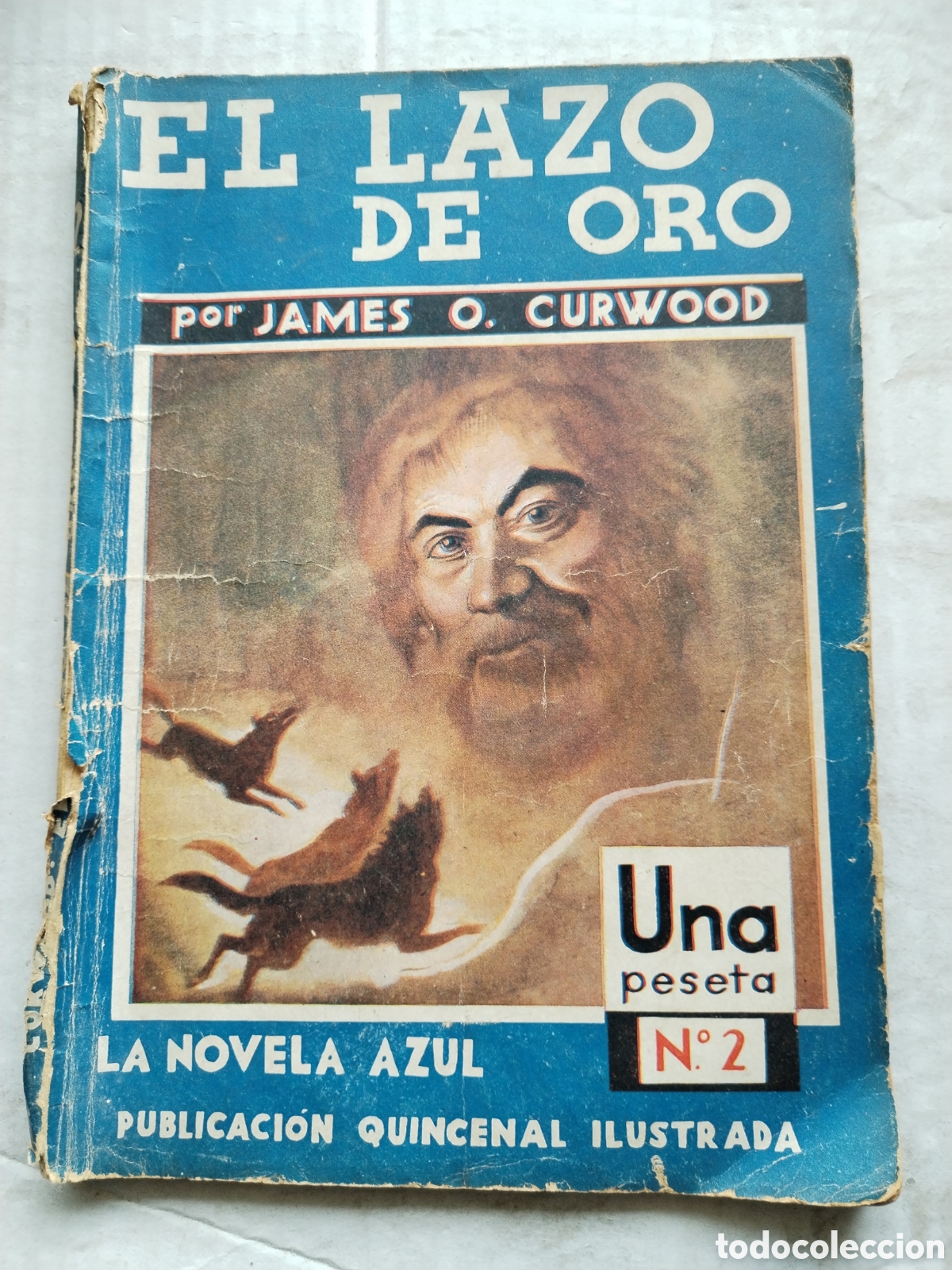 Libros antiguos: EL LAZO DE ORO/LA NOVELA AZUL N&deg;2 - Foto 1