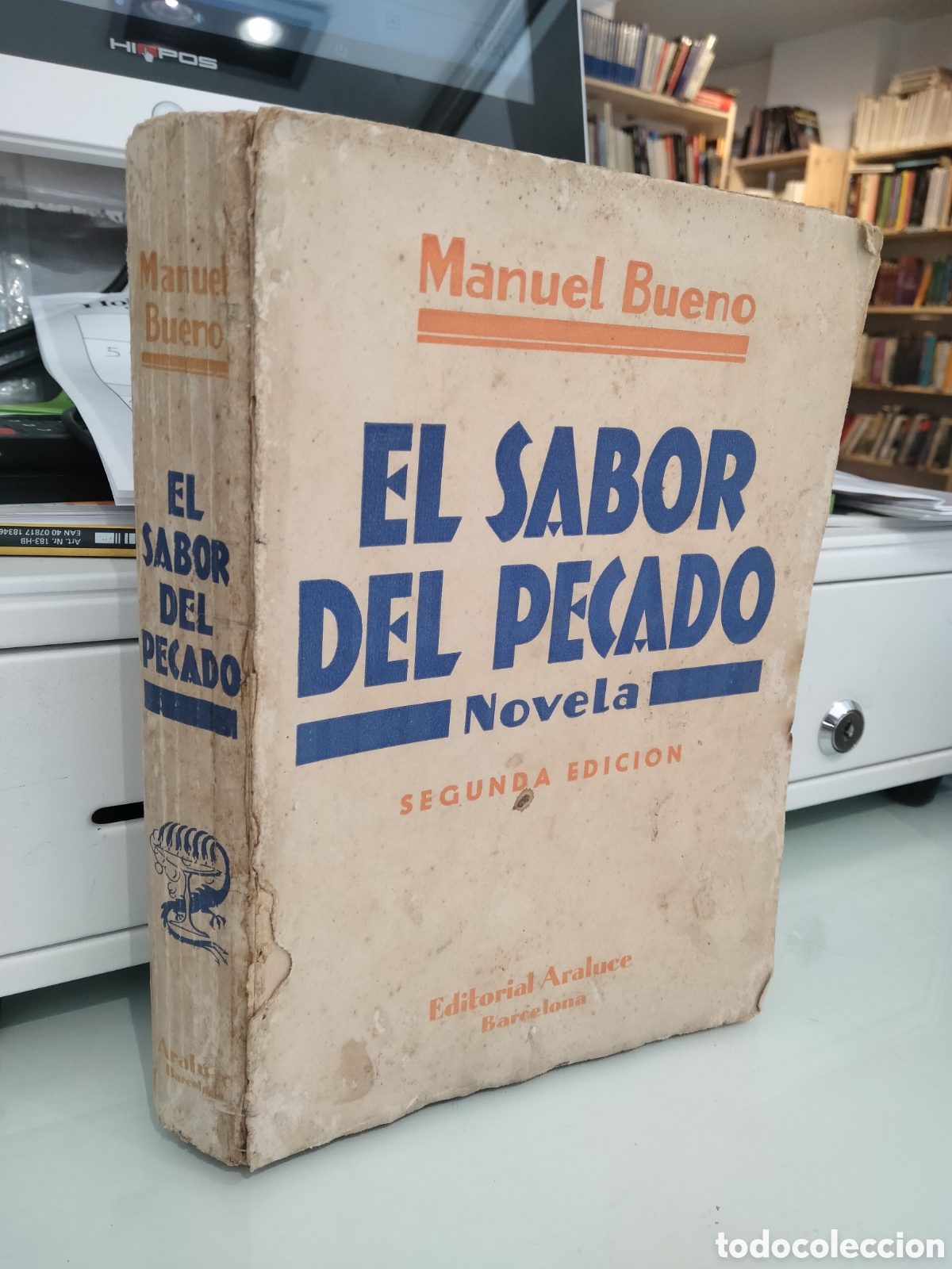 Libros antiguos: El sabor del pecado - Manuel Bueno - Foto 1