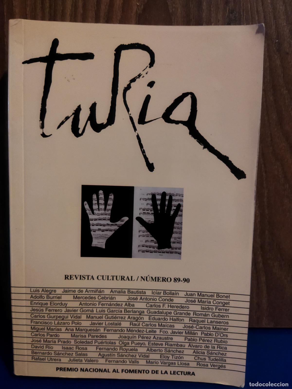 Libros antiguos: Turia revista cultural 89/90 - Foto 1
