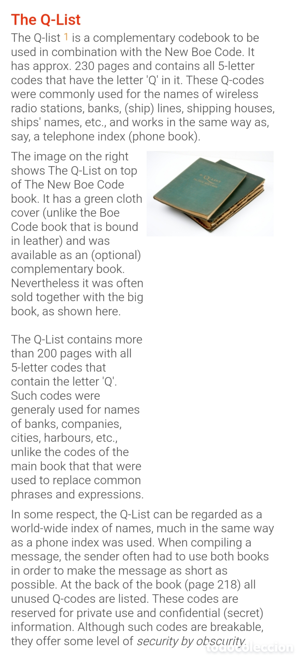 Libros antiguos: RADIO THE Q LIST THE NEW BOE CODE BOOK 1937 - Foto 11