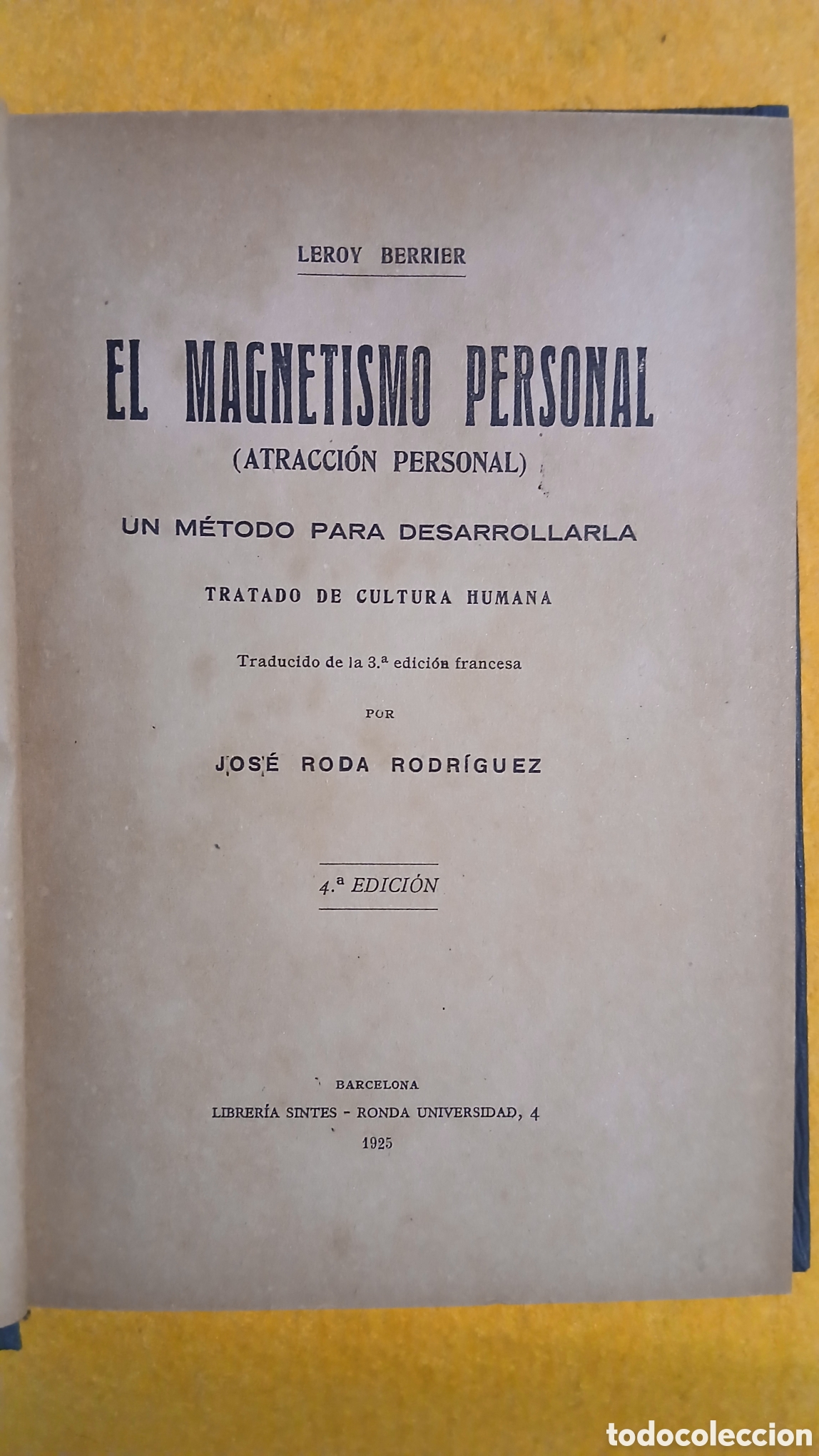 Libros antiguos: El Magnetismo Personal, Berrier - Foto 2