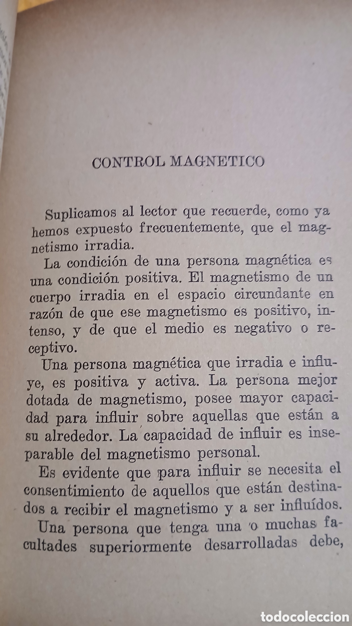 Libros antiguos: El Magnetismo Personal, Berrier - Foto 8