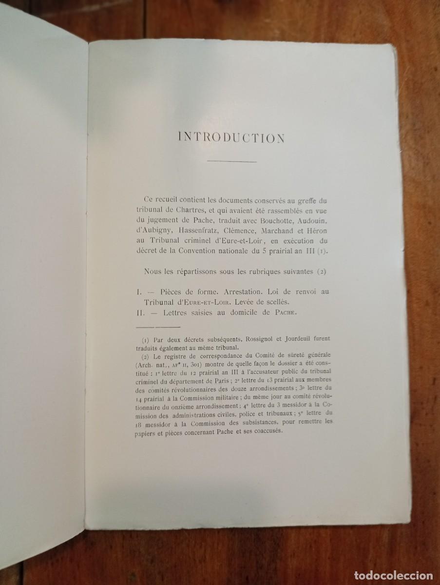 Libros antiguos: Le PROC&Eacute;S Pache: (Extraits du dossier) / avec introduction et notes par Adrien S&eacute;e - Foto 3