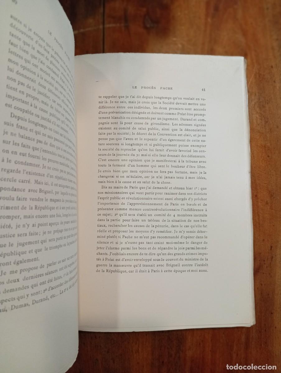 Libros antiguos: Le PROC&Eacute;S Pache: (Extraits du dossier) / avec introduction et notes par Adrien S&eacute;e - Foto 4