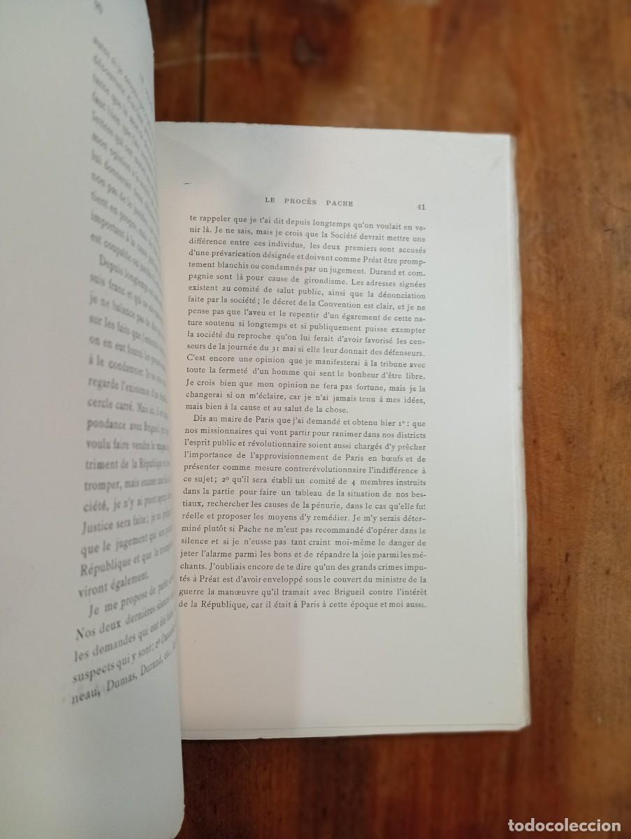 Libros antiguos: Le PROC&Eacute;S Pache: (Extraits du dossier) / avec introduction et notes par Adrien S&eacute;e - Foto 8