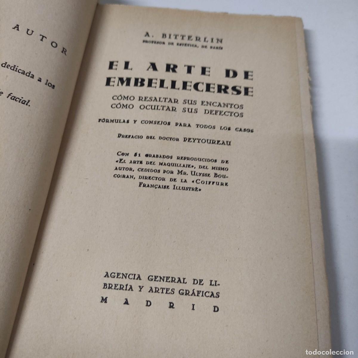 Libros antiguos: El arte de embellecerse - Foto 4
