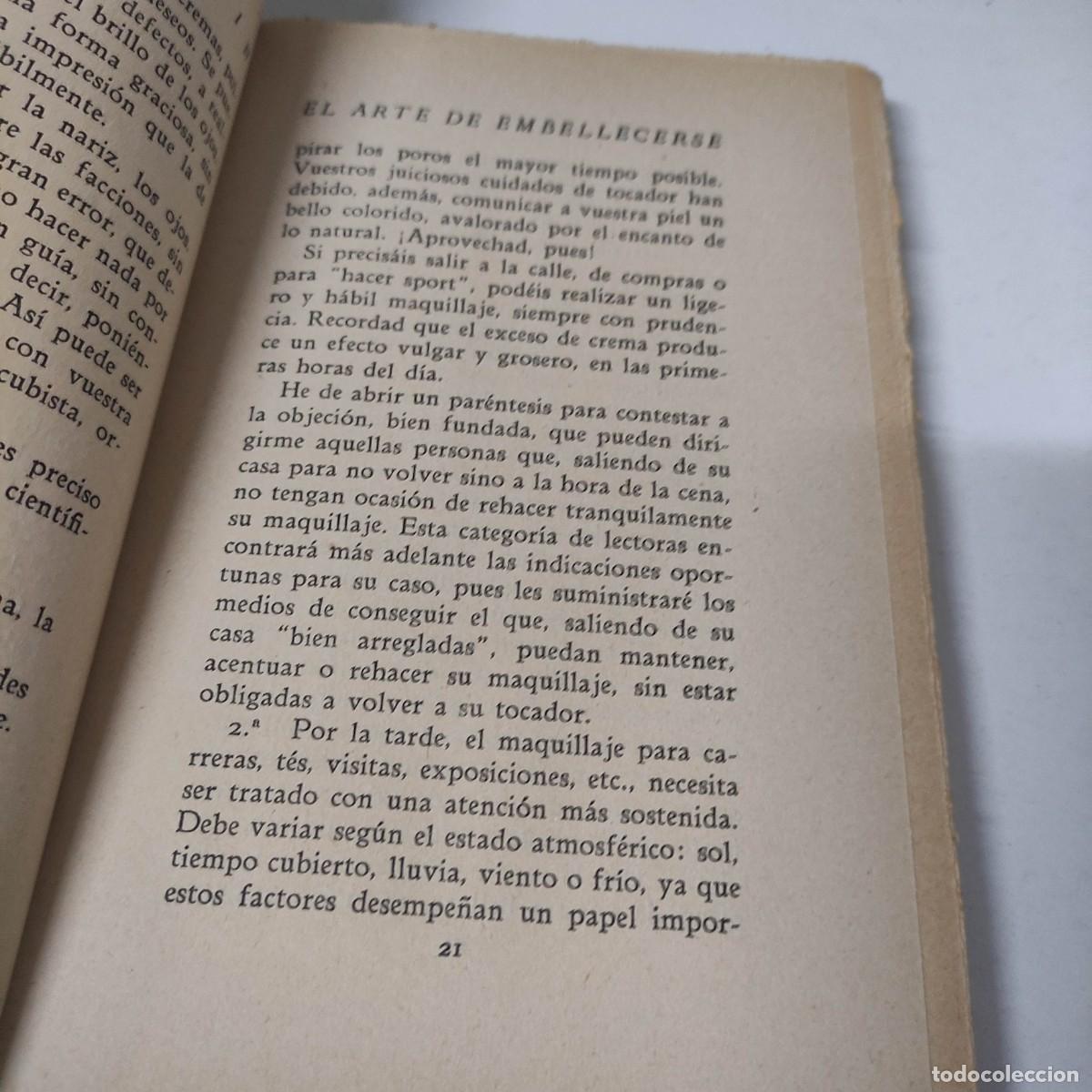 Libros antiguos: El arte de embellecerse - Foto 5