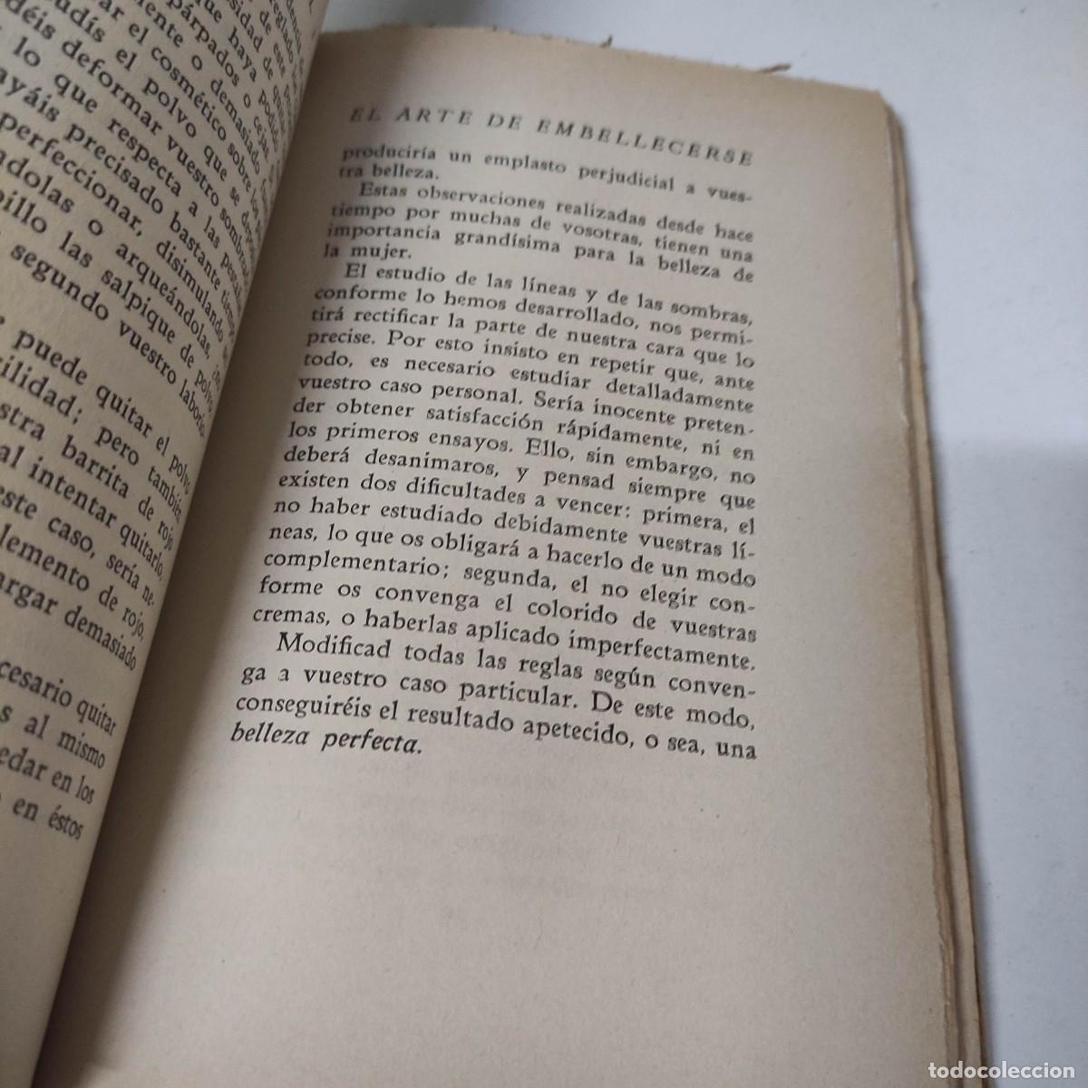 Libros antiguos: El arte de embellecerse - Foto 6