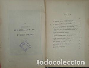 Libros antiguos: L&acute;Arch de San Marti. 1888 - Foto 3