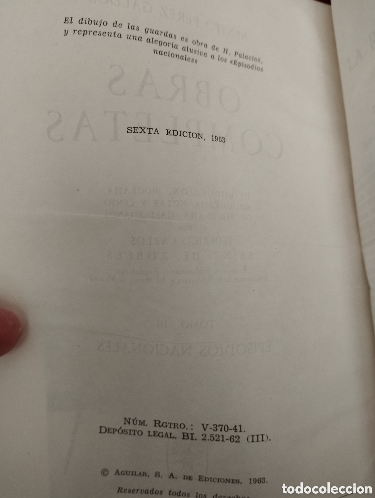 Libros antiguos: Tomos de P&eacute;rez Gald&oacute;s - Foto 8