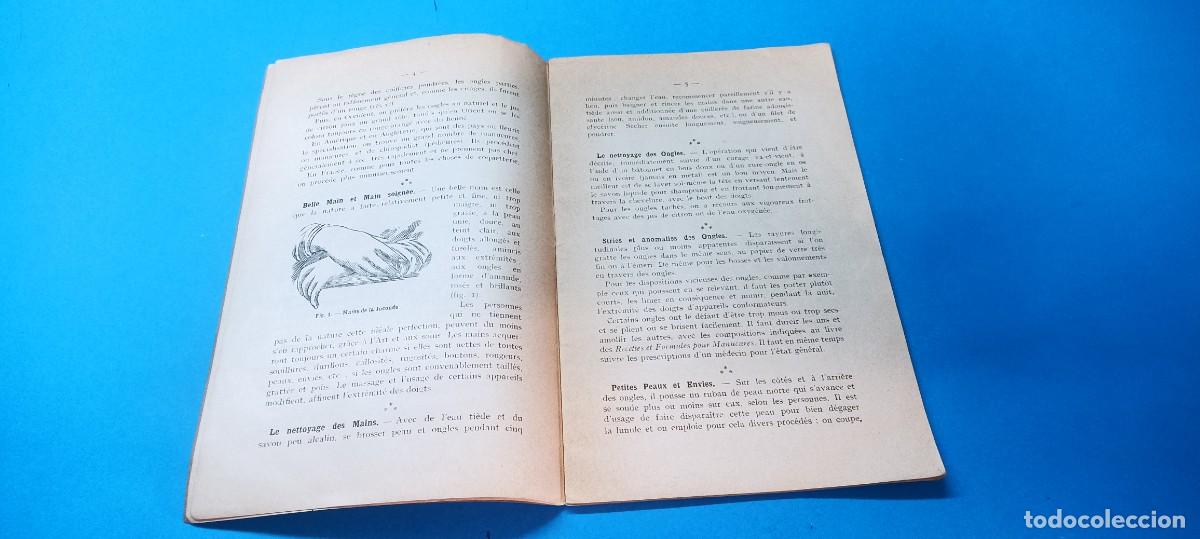 Libros antiguos: LE LIVRE DES MANUCURES.- PAR A. & E LONG - Foto 4