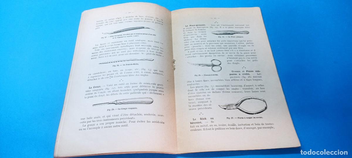 Libros antiguos: LE LIVRE DES MANUCURES.- PAR A. & E LONG - Foto 8