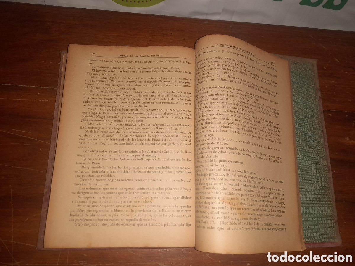 Libros antiguos: Cr&oacute;nica de la Guerra de Cuba 1895-96 - Foto 6