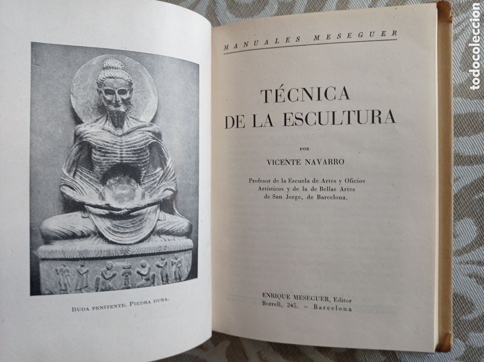 Libros antiguos: T&Eacute;CNICA DE LA ESCULTURA. - Foto 3