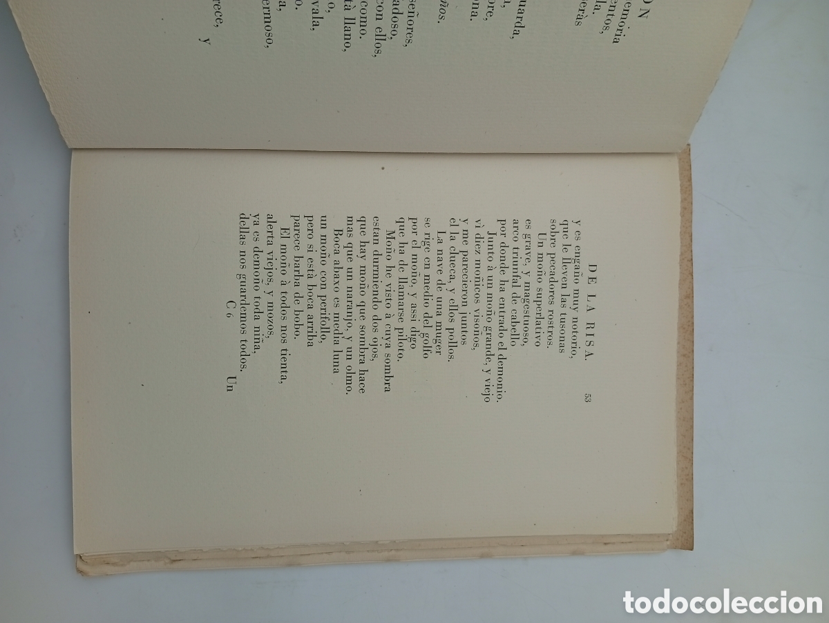 Libros antiguos: Facs&iacute;mil Tropez&oacute;n de la risa 1629 edici&oacute;n 1950 - Foto 3