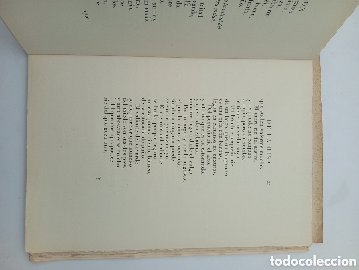 Libros antiguos: Facs&iacute;mil Tropez&oacute;n de la risa 1629 edici&oacute;n 1950 - Foto 4