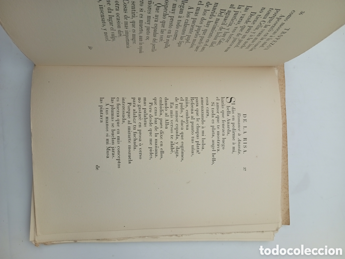 Libros antiguos: Facs&iacute;mil Tropez&oacute;n de la risa 1629 edici&oacute;n 1950 - Foto 5