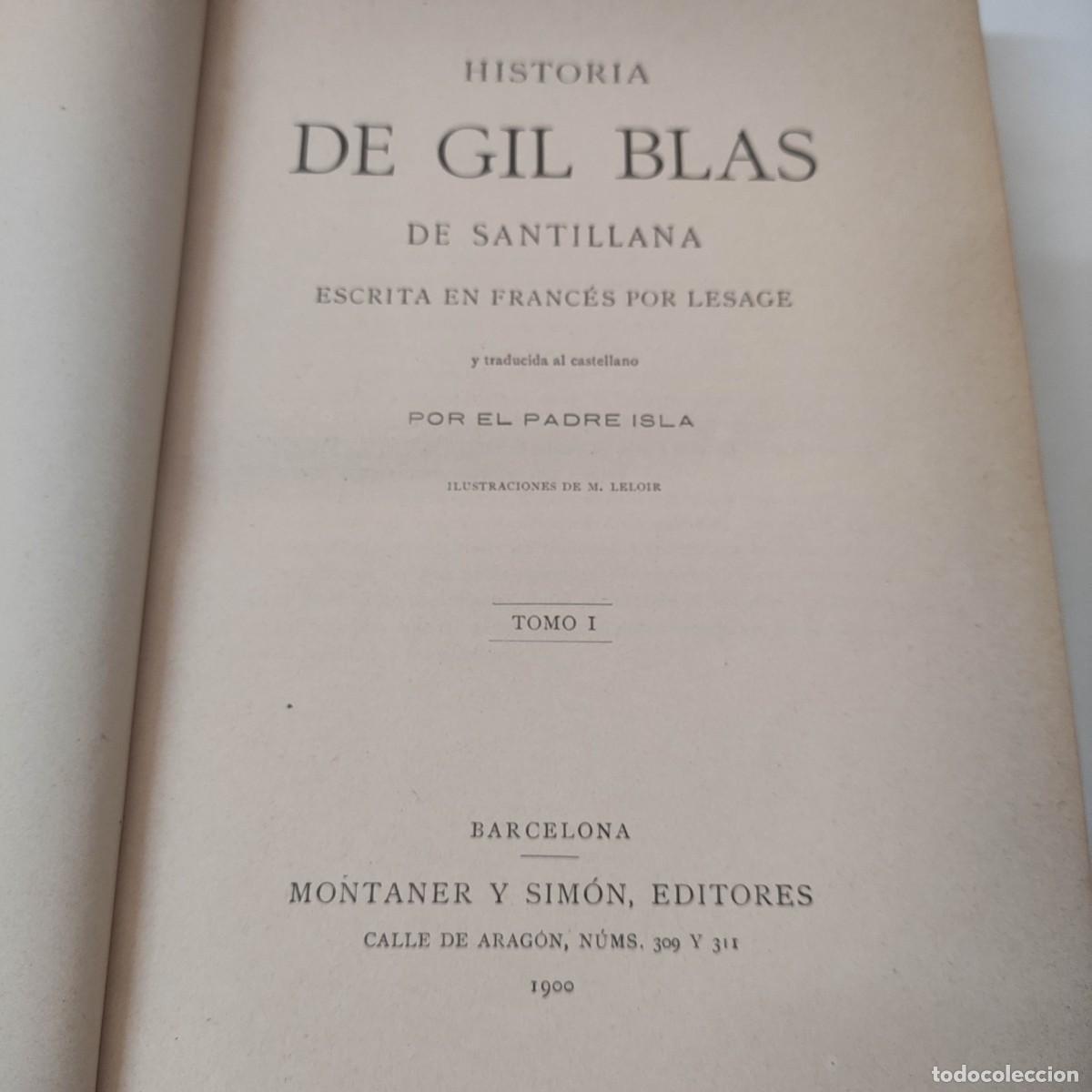 Libros antiguos: HISTORIA DE GIL BLAS DE SANTILLANA - Foto 7
