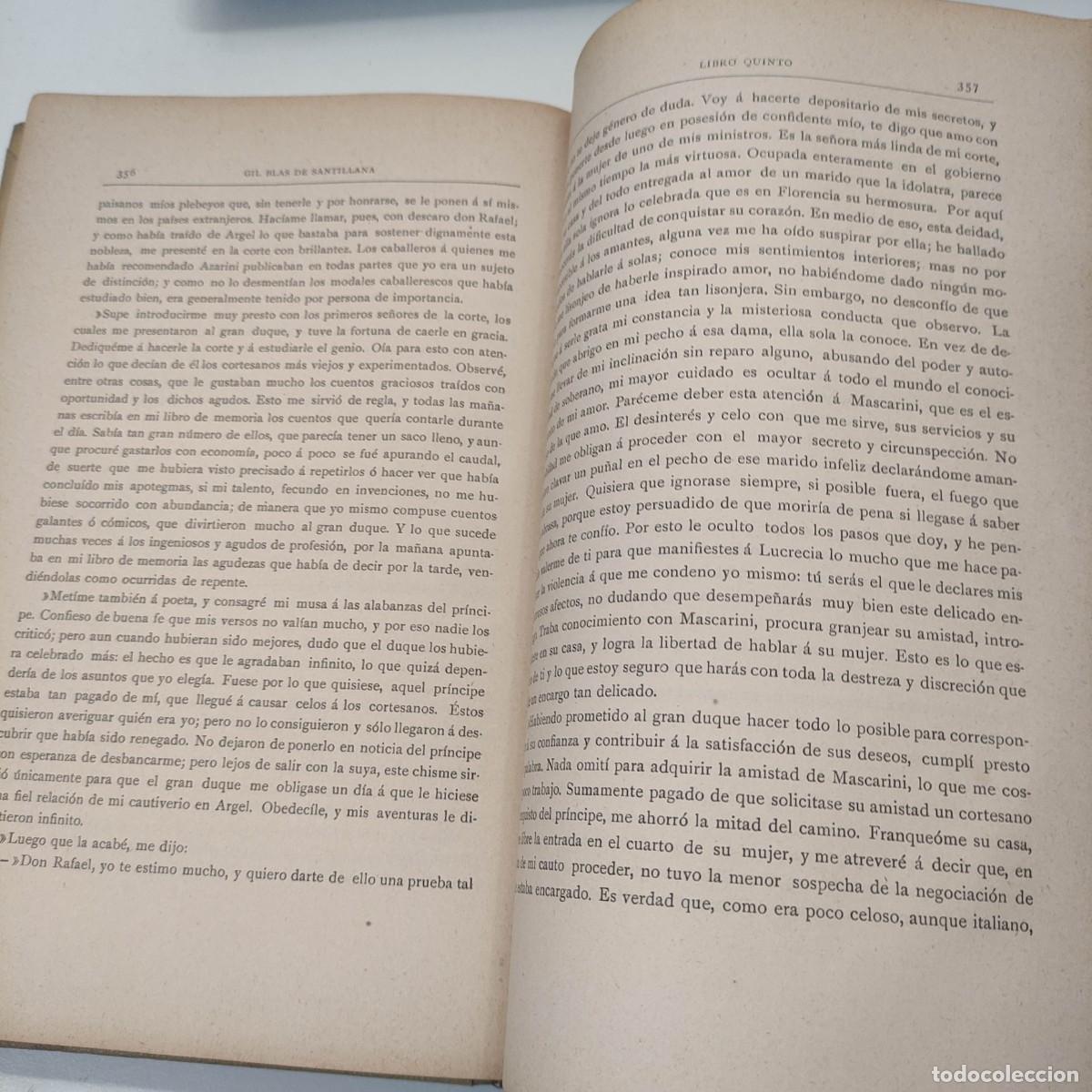 Libros antiguos: HISTORIA DE GIL BLAS DE SANTILLANA - Foto 13