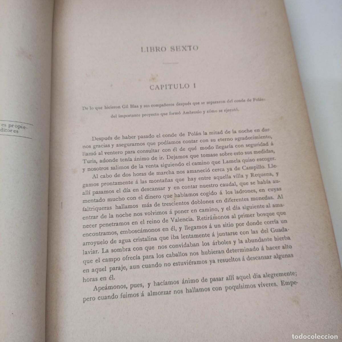 Libros antiguos: HISTORIA DE GIL BLAS DE SANTILLANA - Foto 17
