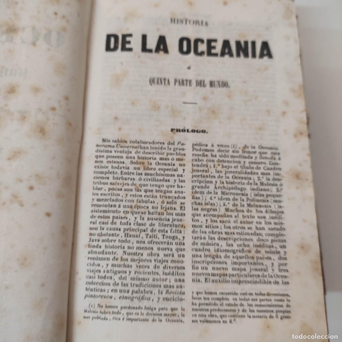Libros antiguos: PANORAMA UNIVERSAL. HISTORIA DE LA OCEANIA - Foto 5