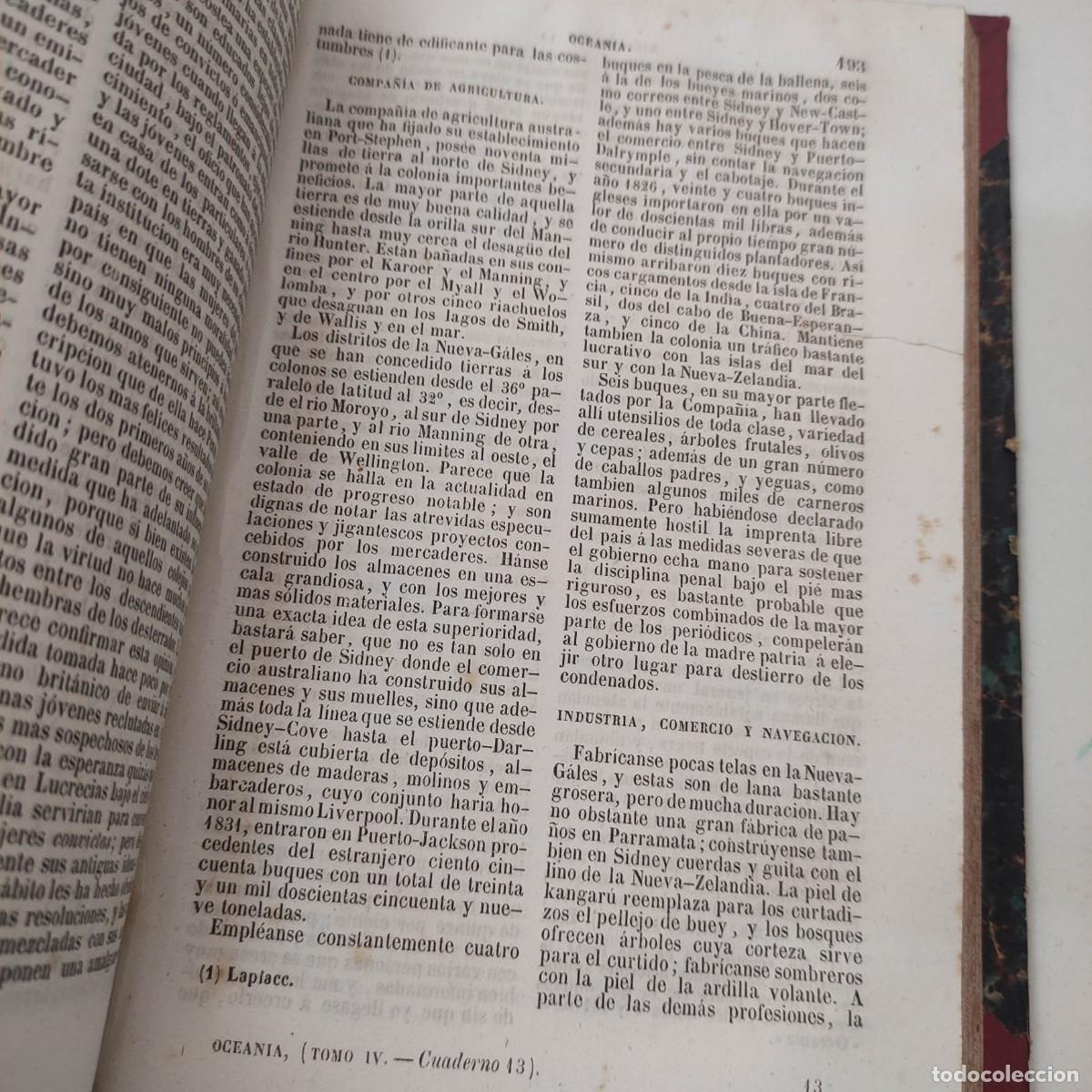 Libros antiguos: PANORAMA UNIVERSAL. HISTORIA DE LA OCEANIA - Foto 17
