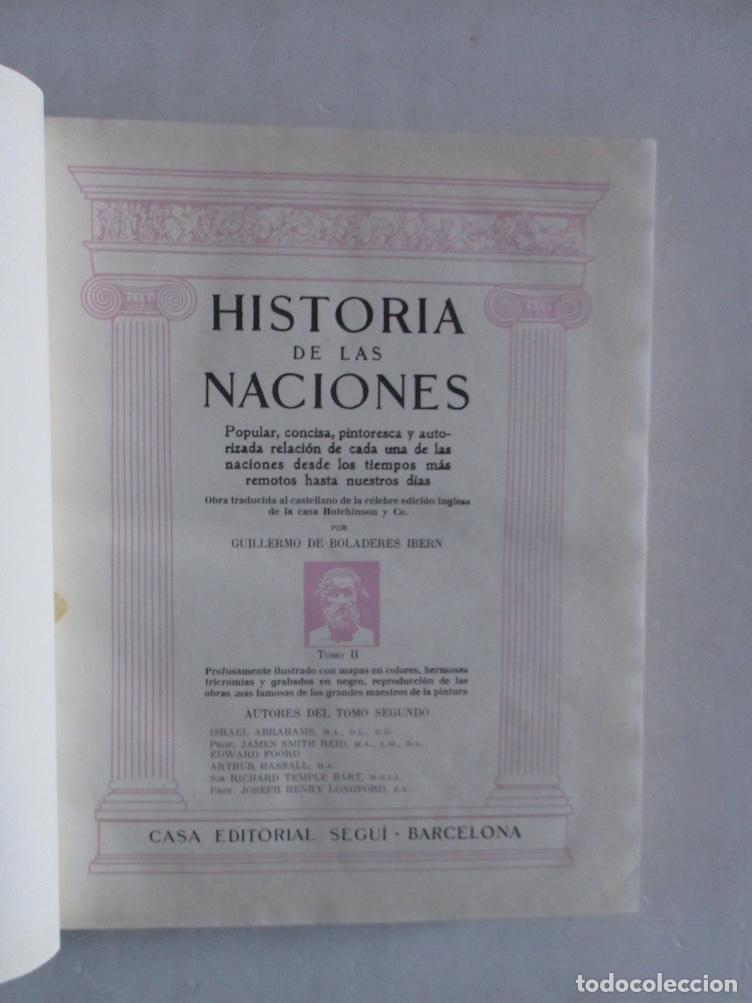 Libros antiguos: HISTORIA DE LAS NACIONES - 2 TOMOS - Foto 11