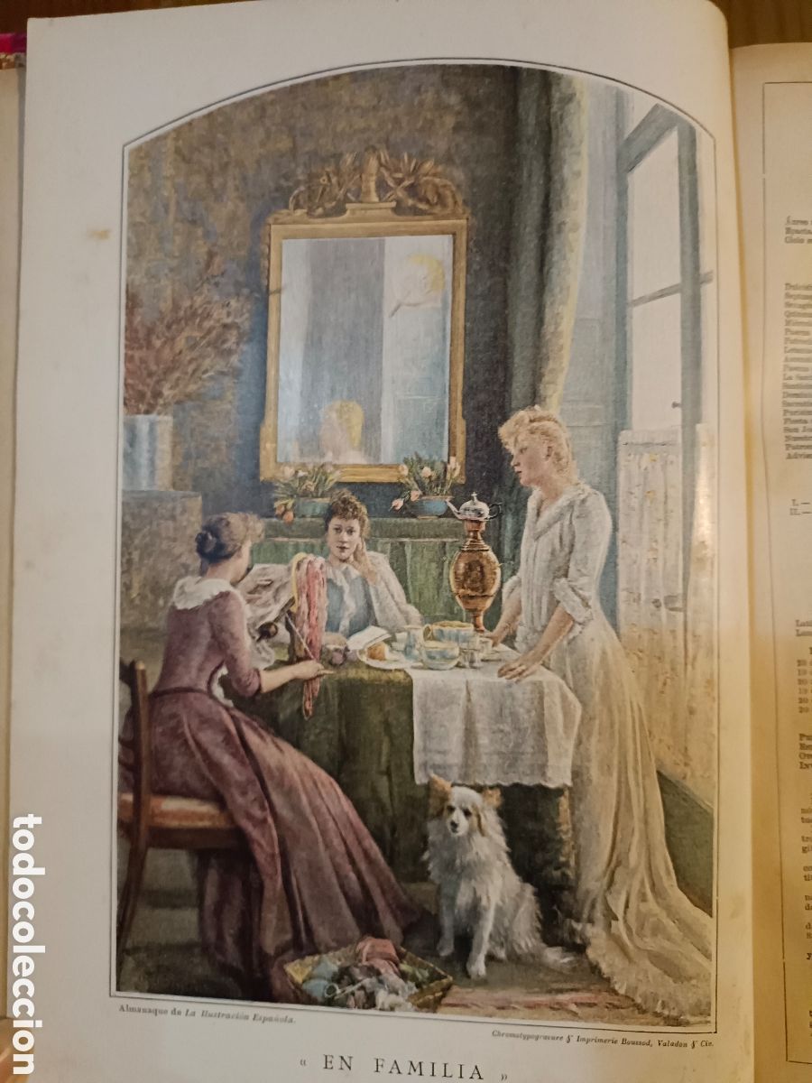 Libros antiguos: Almanaque de La Ilustraci&oacute;n Dos Tomos - Foto 8